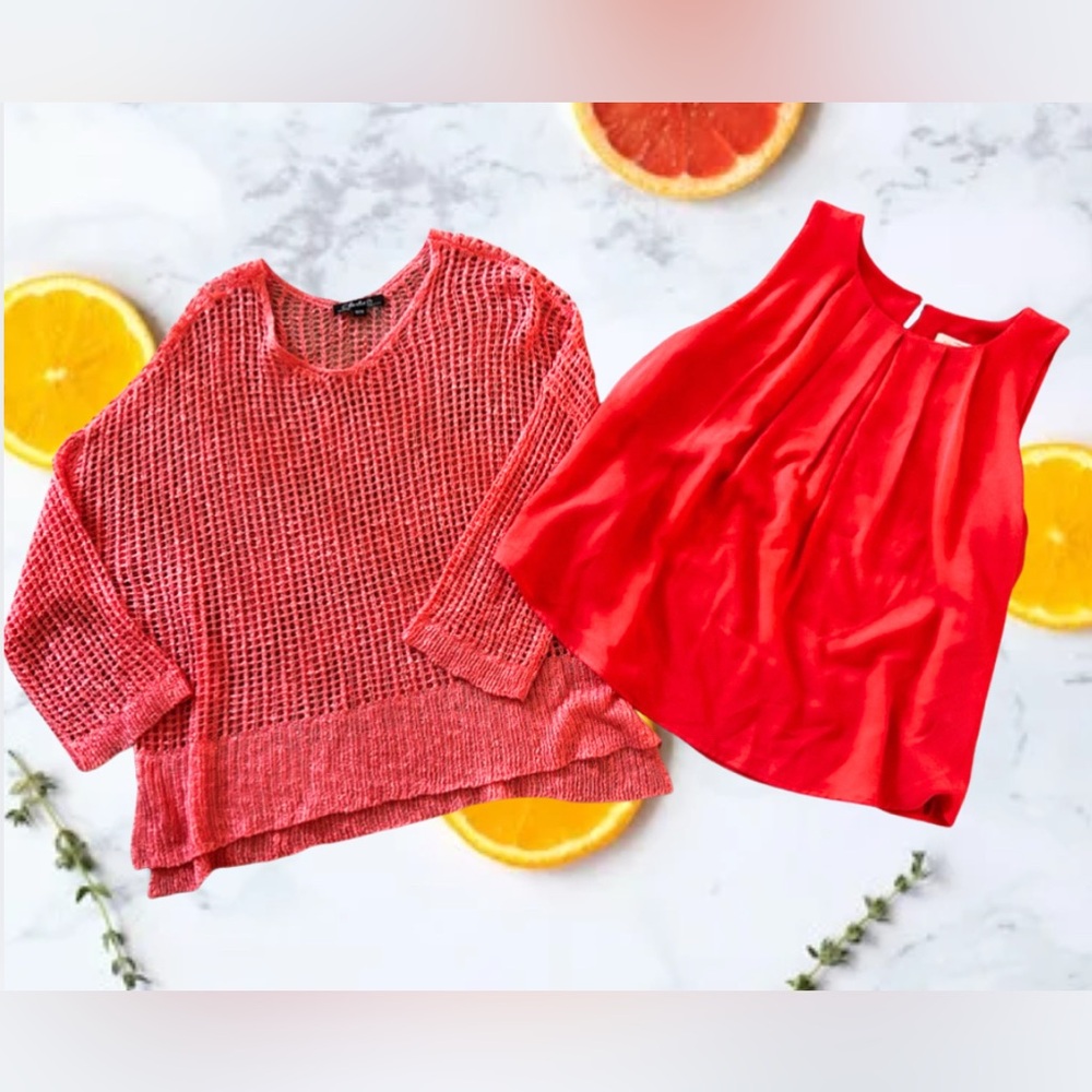 Spring Sweater and Tank Top Bundle Set Size Medium